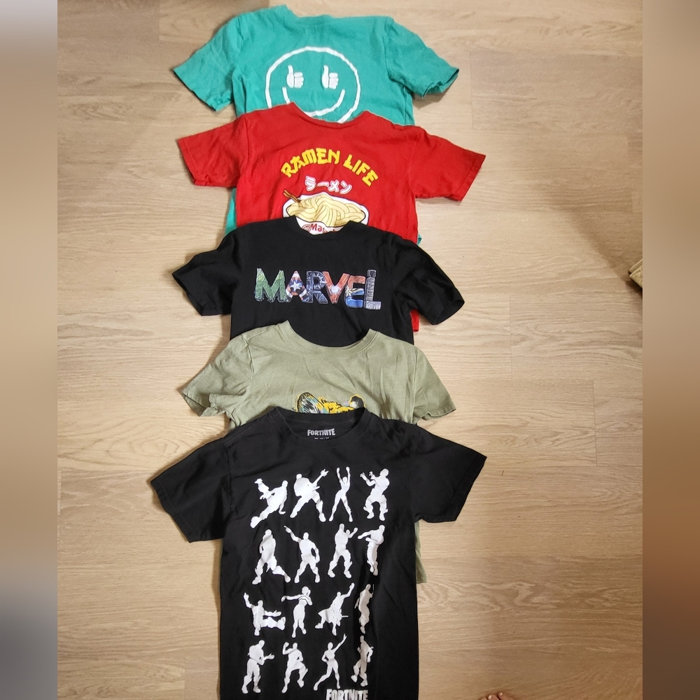 5 boys shirts